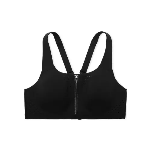 Victoria's Secret VSX Featherweight Max Передняя часть Close Спортивный бюстгальтер Черный бюстгальтер Женские Черный
