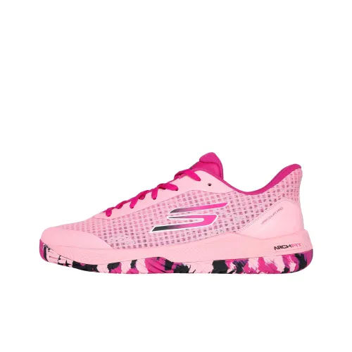 Skechers Viper Court Pro Low Топ Кроссовки для тренировок Мужские Розовые Черные