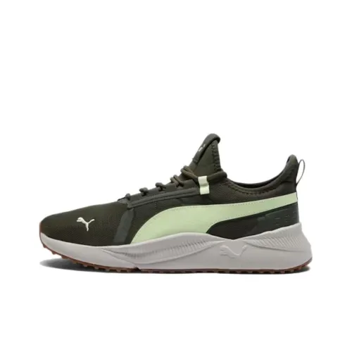 PUMA Pacer Future Slip-resistant Abrasion-resistant Low Top Casual Running Shoes Unisex Dark Green PUMA Pacer Future Противоскользящий Устойчивый к истиранию Низкий Топ Повседневные Беговые Кроссовки Унисекс Темно-зеленый