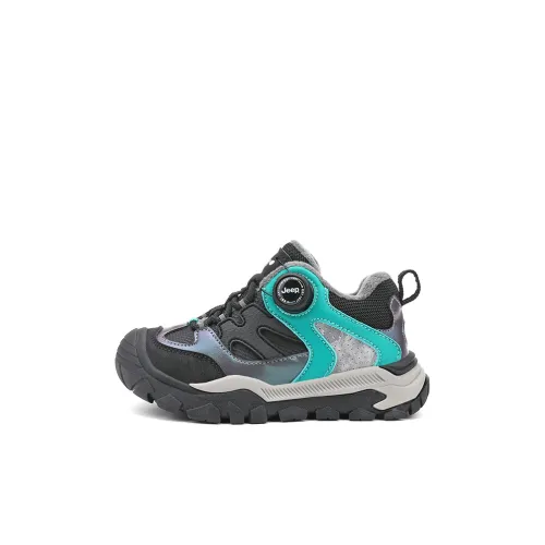 Jeep Низкий Топ Kids Lifestyle Shoes Павлиний Зеленый Обсидиан Черный Детский