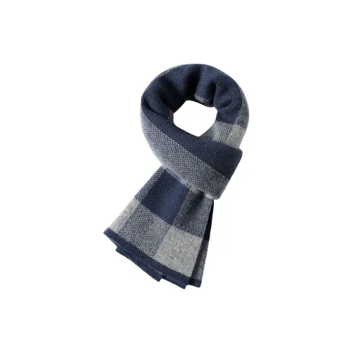 Jiu Ji Кашемировые вязаные шарфы для мужчин