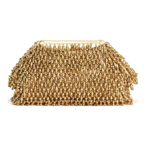 Self Portrait Polyester Clutch Women's Gold