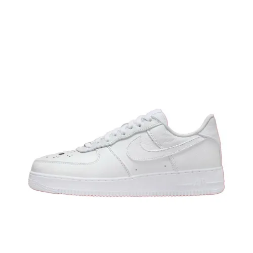 Nike Air FORCE 1 Slip-on Устойчивый к истиранию Низкий Топ Скейтбординг Кроссовки Унисекс Белый