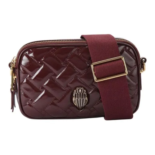 Kurt Geiger London Лакированная кожа Camera Сумка Сумка через плечо Женская Бургунди