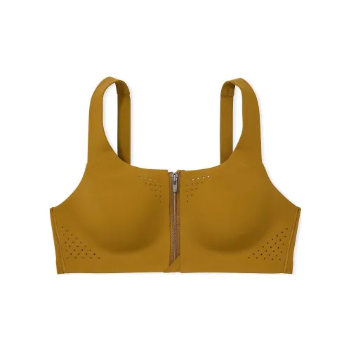 Victoria's Secret VSX Featherweight Max Передняя часть Close Спортивный бюстгальтер Ферн бюстгальтер Женские Имбирно-желтый