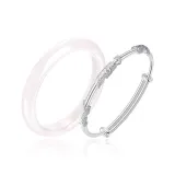 Пыльно-розовый браслет "Красота" + браслеты Lush с цветочным дизайном (Шаг за шагом, звук)