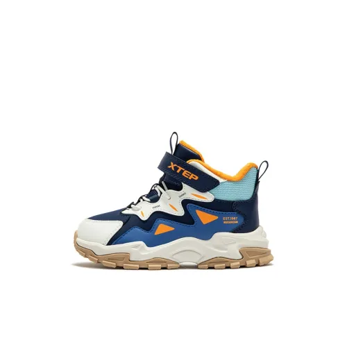 XTEP Термические Высокие Кеды для Детей Lifestyle Shoes Белый Синий Детский