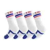 Белый, синий, красный, профессиональный, детский, спортивные носки [2 упаковки].