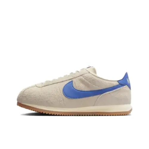 Nike Cortez Slip Resistant Abrasion Resistant Низкие Беговые кроссовки для женщин Белые