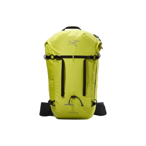Arcteryx Outdoor Альпинизм Рюкзак Backpack Nylon Неон Зеленый Unisex