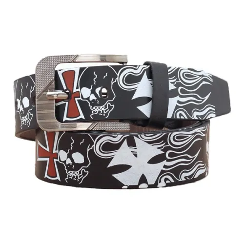 ACUC Сплав ПУ (полиуретан) Искусственная кожа Ремни Унисекс 110.*3,7см