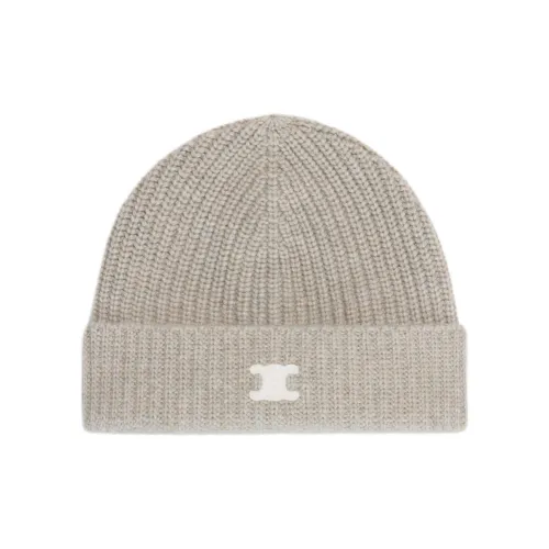 CELINE Кашемир Шапки-бини Унисекс Бежевый