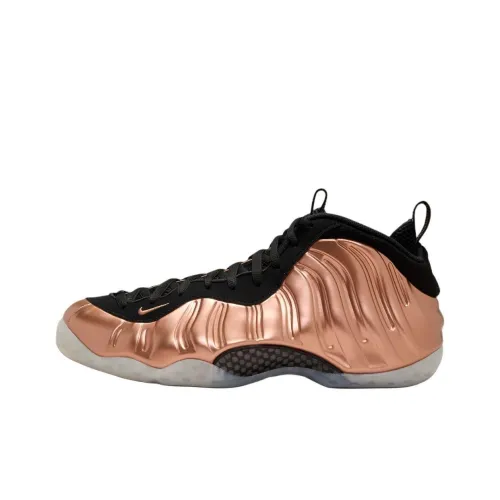 Nike Air Foamposite One Устойчивый к истиранию MID Топ Детские Баскетбольные кроссовки Медный