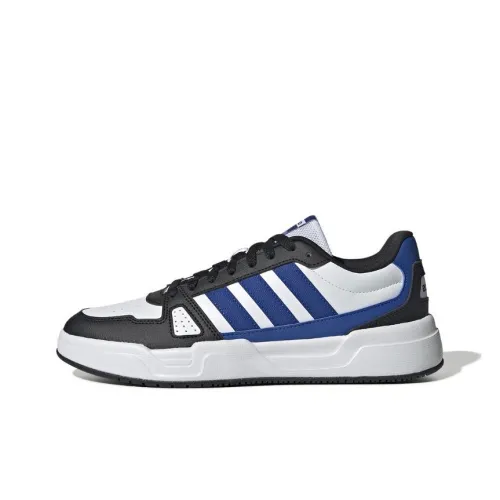 Adidas Slip-resistant Abrasion-resistant Low-top Skateboard Shoes Unisex White Blue