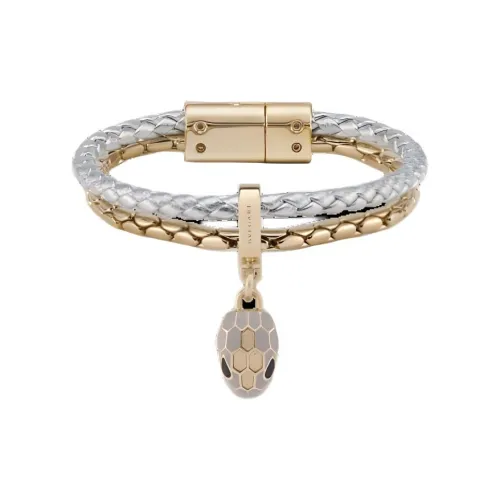 BVLGARI Металл Телячья кожа Браслеты Женское серебро