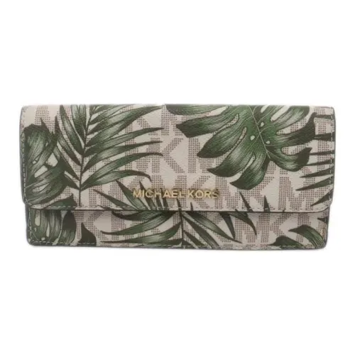 MICHAEL KORS Jet Set Покрытый холст Кошелек Унисекс Многоцветный