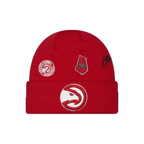 New Era Трикотажная ткань Полиэстер Шапки-бини Мужской Красный
