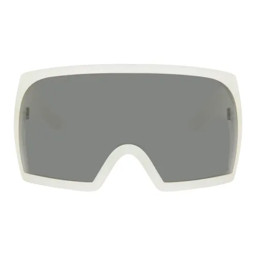 RICK OWENS совместный бренд RO Нейлон Нерегулярная форма Солнцезащитные очки Мужской Белый