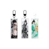 Чернила окрашенные, синий, сиреневый -- брелок, 1 размер