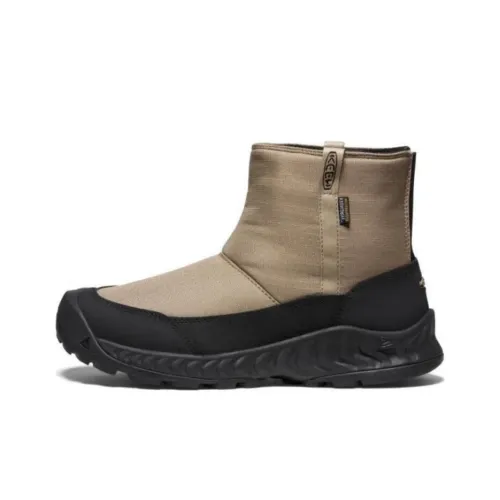 KEEN HOOD NXIS PULL ON WP Термостойкий Устойчивый к истиранию Короткий Сноубутсы Мужской Хаки