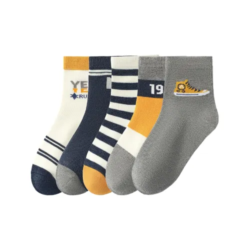 Lanza Носки Crew Мужские 5 пар смешанные цвета