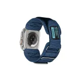 Трёх-петлевой крючок и петля, нейлоновый ремень ~ синий