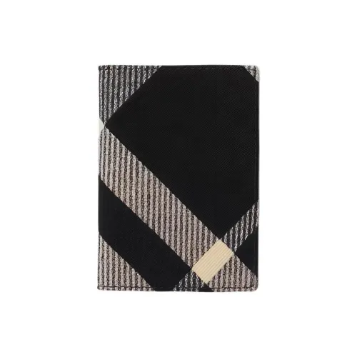 Burberry Полиэстер Хлопок Держатель для карт Мужской Черный Калико