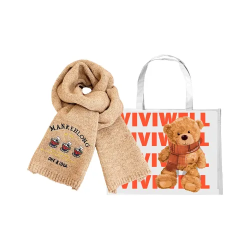 VIVIWELL Полиэфирный трикотаж Шарфы Унисекс