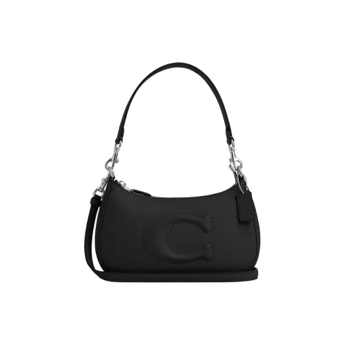 COACH Teri Smooth Leather Crossbody Bag Сумка через плечо Женская Черная