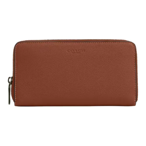 COACH Телячья кожа Кошелек Маленький Мужской Апельсин