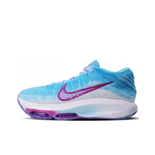 Nike G.T. Hustle Slip-resistant Abrasion-resistant MID Баскетбольные кроссовки Мужской Синий