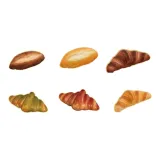 Случайные сумки в виде круассана, два цвета