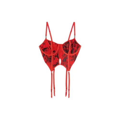DIESEL Savage x Fenty Collaboration Красный Женские Бюстгальтеры