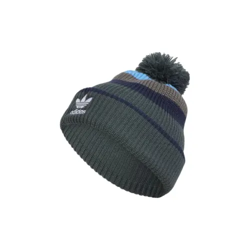 Adidas Originals Акриловые шапки-бини Мужской цвет рудно-зеленый