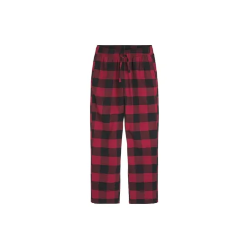 Hollister Мужские пижамные штаны в красной клетке