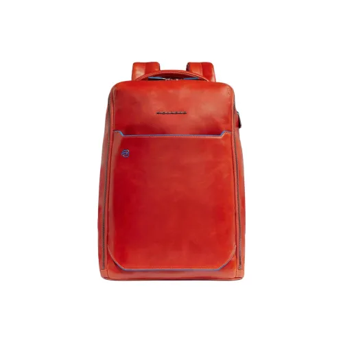 PIQUADRO Кожа Рюкзак Унисекс Оранжевый