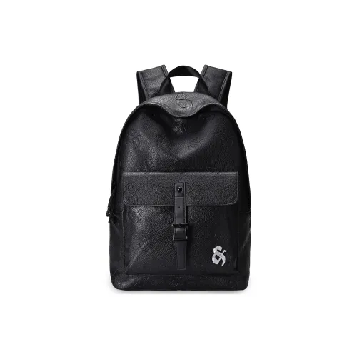 GLORY CO Рюкзак из ПВХ сумка для ноутбука большой мужской черный