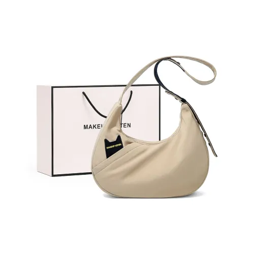 MAKEUP KITTEN Нейлоновая сумка через плечо женская хаки