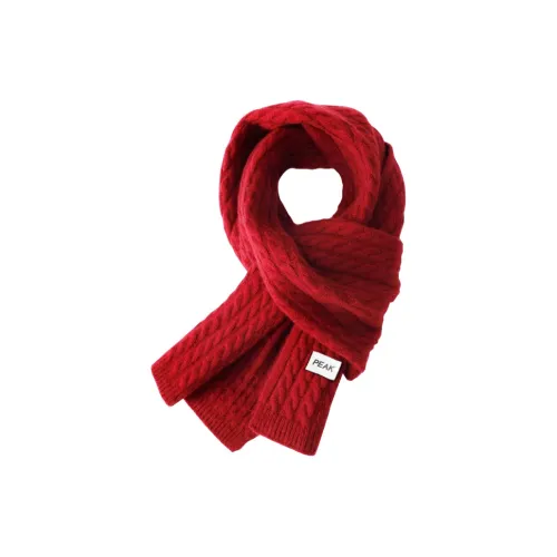 PEAK Акриловые Вязаные Шарфы Унисекс