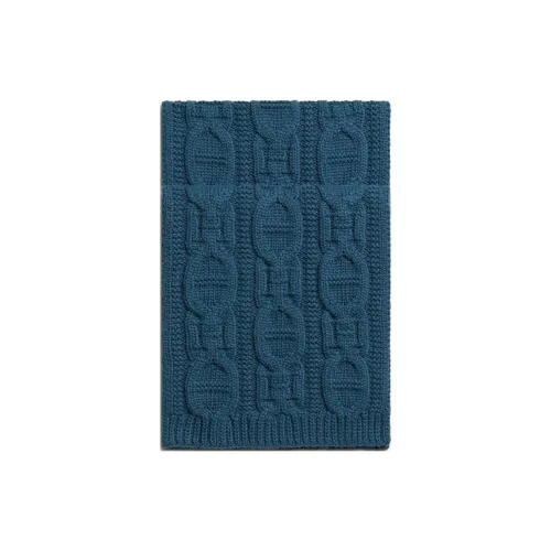 HERMES Кашемировые вязаные шарфы для мужчин