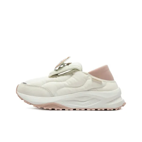 361° Противоскользящий устойчивый к истиранию низкий топ кэжуал женский белый розовый