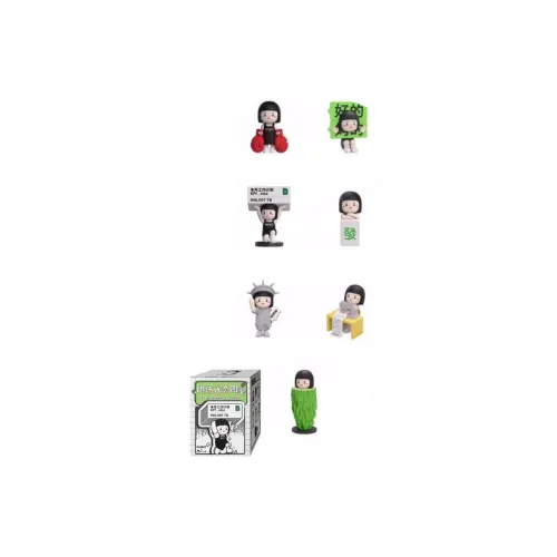 Know Me Внутренняя одежда Child Офисный стиль State Guide Worker Модная игрушка Фигурка Слепые коробки Один Mystery Коробка Целая коробка 6 шт