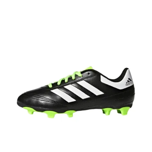 Adidas Goletto 6 Slip-Resistant Abrasion-Resistant Low Top Детская футбольная обувь Черная Подростки
