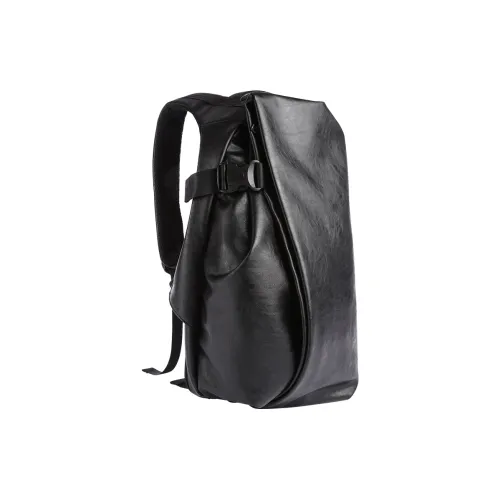 MOYYI ПВХ Рюкзак Большой Мужской Черный