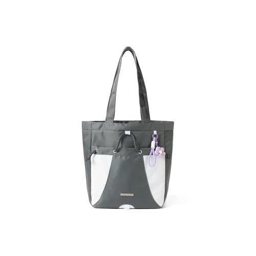 COMBACK Полиэстер Плечо Сумка Средняя Унисекс Серый Фиолетовый