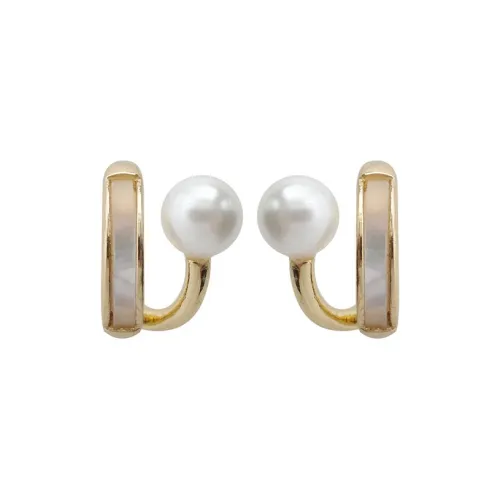 NATURALLYJOJO Искусственная жемчужина Серьги Женские Золото