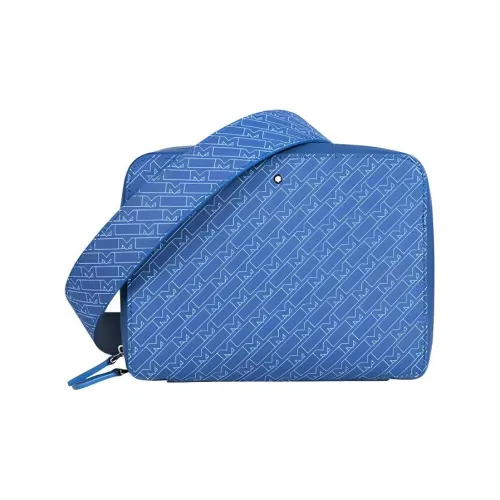 MONTBLANC M_Gram 4810 Artificial Leather Handheld Crossbody Bag Shoulder Bag Men's Light Blue