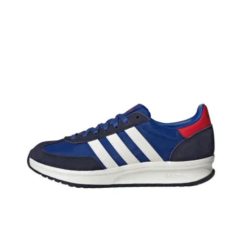 Adidas Run 72 Slip-resistant Abrasion-resistant Low Top Casual Running Shoes Men's Blue White Adidas Run 72 Противоскользящий Устойчивый к истиранию Низкий Топ Повседневные Беговые Кроссовки Мужские Синий Белый