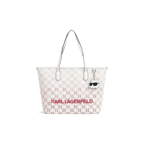 Karl Lagerfeld Сумка Tote из синтетической кожи Сумка для покупок Сумка через плечо Сумка Женская Белая