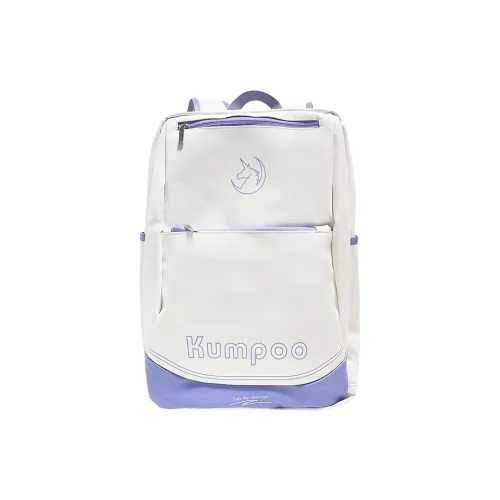 KUMPOO 2 3 шт Индивидуальное отделение для обуви Бадминтонная ракетка Рюкзак унисекс белый фиолетовый
